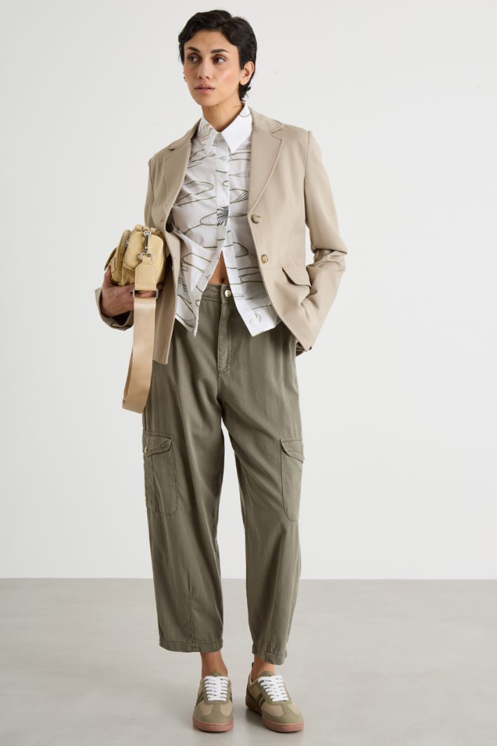 Fitted single-breasted blazer Intrend