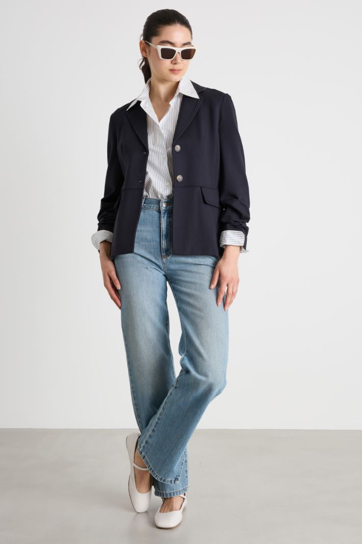 Fitted single-breasted blazer Intrend