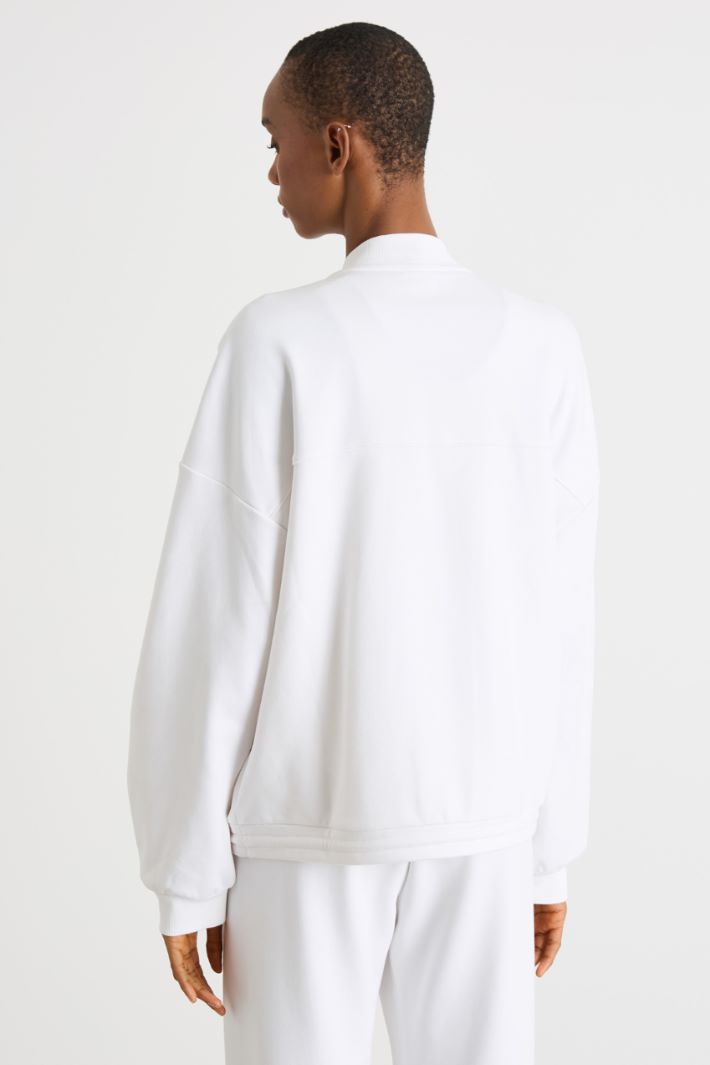 Zip-through sweatshirt Intrend - 4