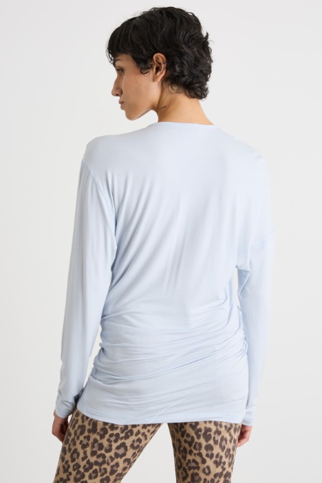 T-shirt con maniche a kimono