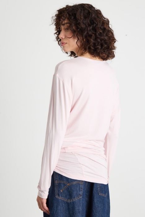 T-shirt con maniche a kimono