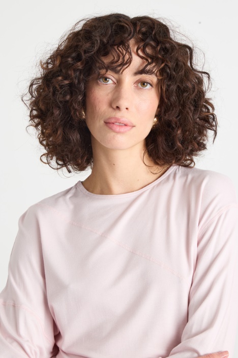 T-shirt con maniche a kimono