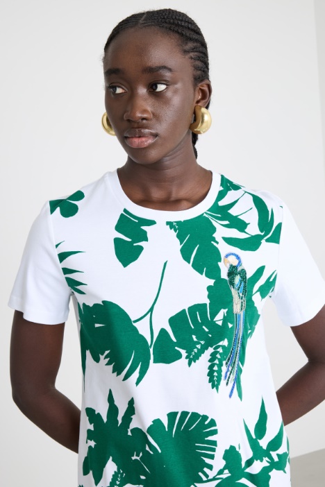 Camiseta de punto con estampado
