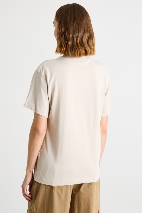 T-shirt in jersey stampato