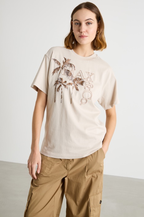 Printed jersey T-shirt Intrend