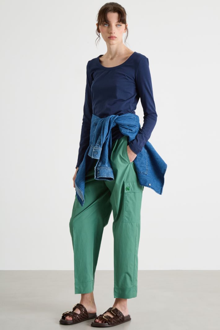 Draped T-shirt Intrend