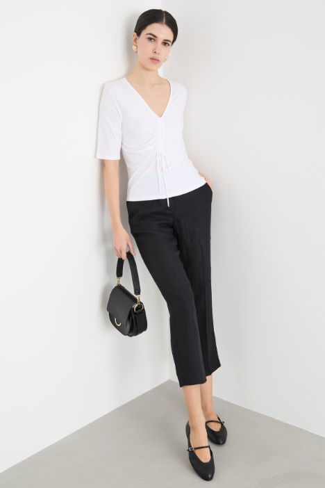 Fluid Draped T-shirt Intrend