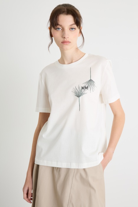 Crew-neck jersey T-shirt Intrend