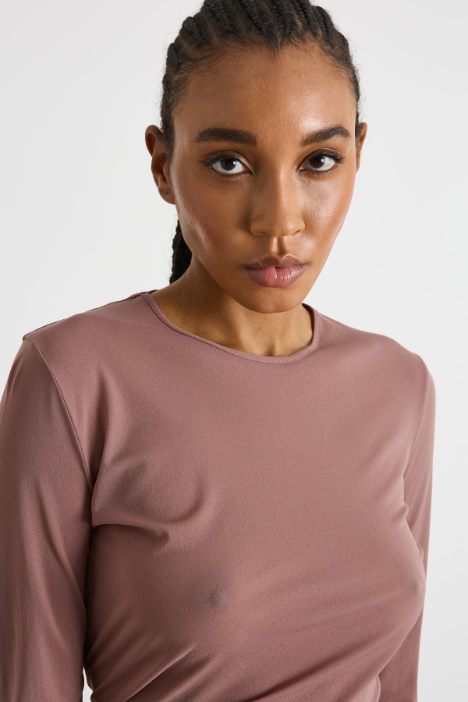 Top in jersey leggero