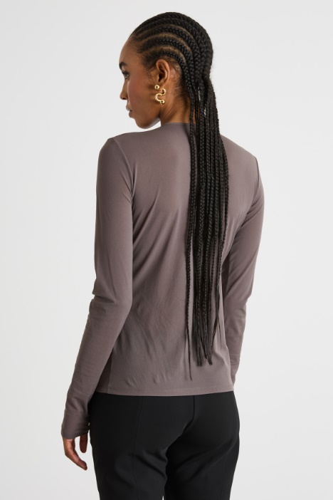 Top in jersey leggero