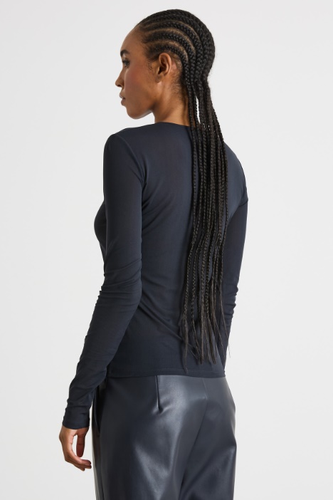 Top in jersey leggero