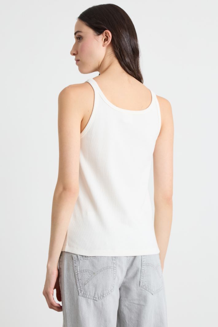 Ribbed vest Intrend - 4