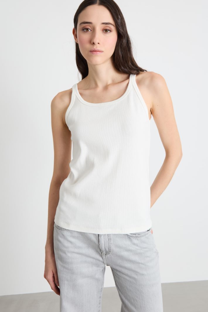 Ribbed vest Intrend - 2