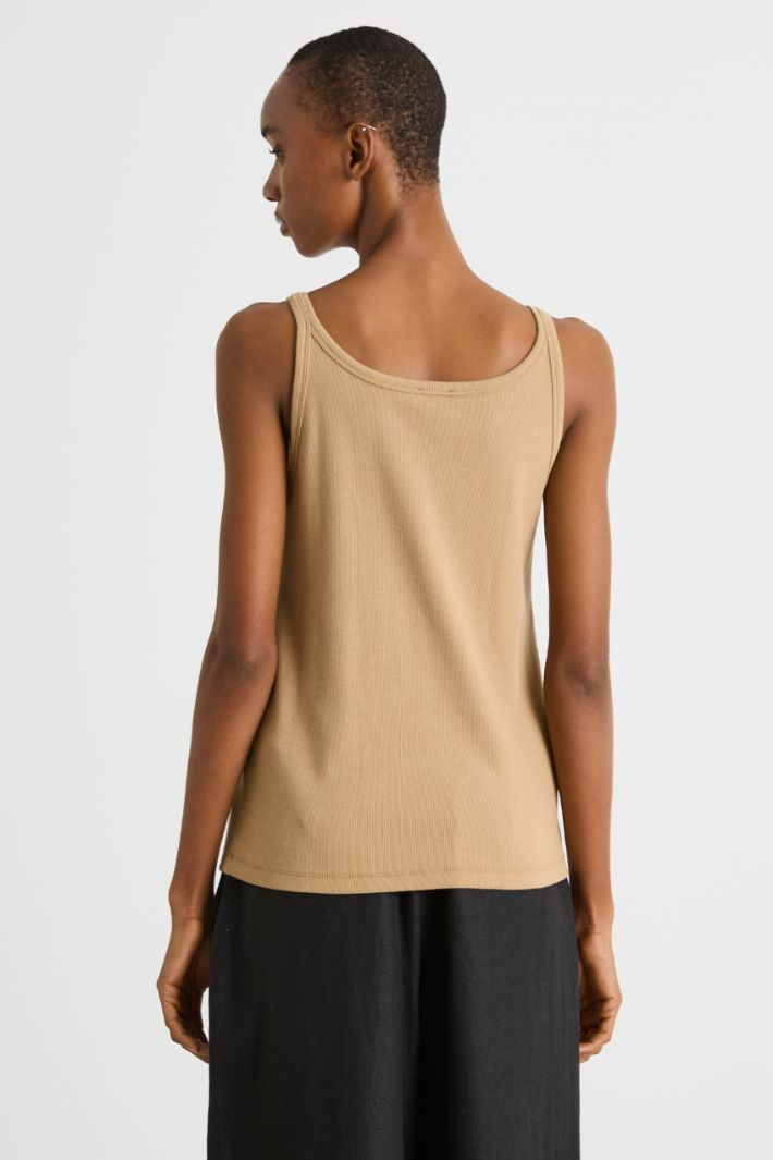 Ribbed vest Intrend - 4