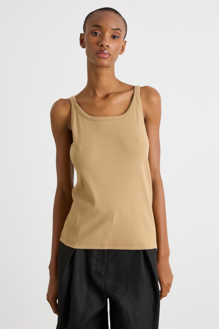 Ribbed vest Intrend - 2