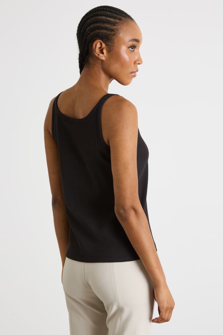 Ribbed vest Intrend - 4