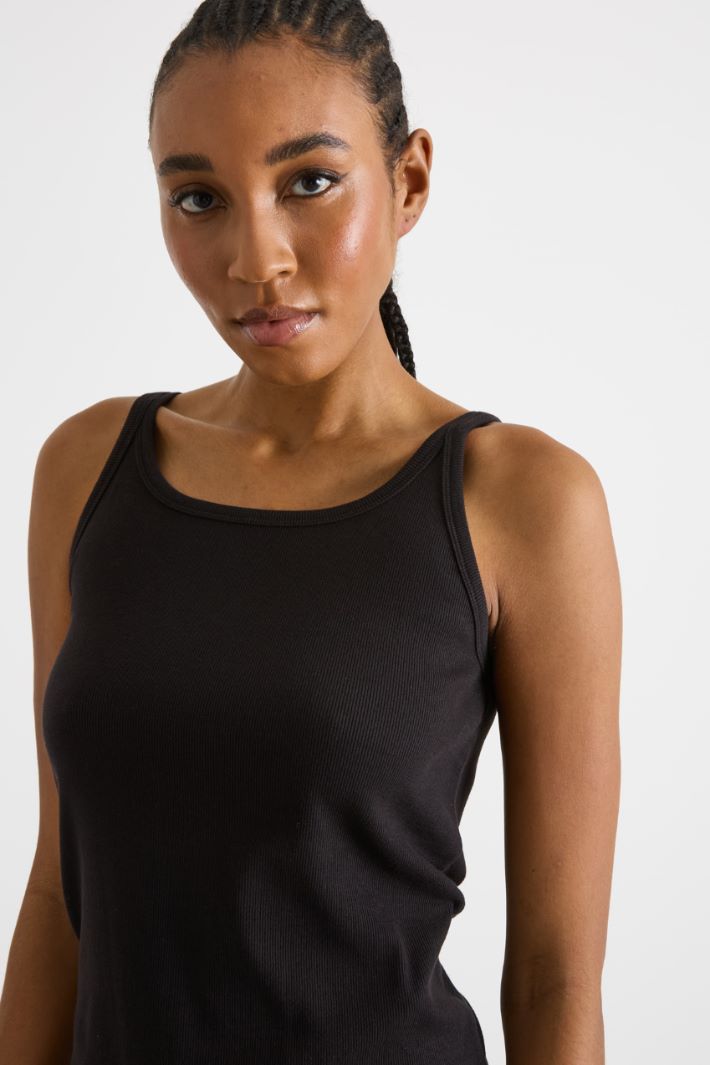 Ribbed vest Intrend - 3