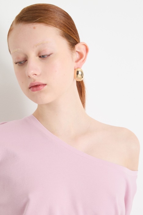 T-shirt con maniche corte a kimono