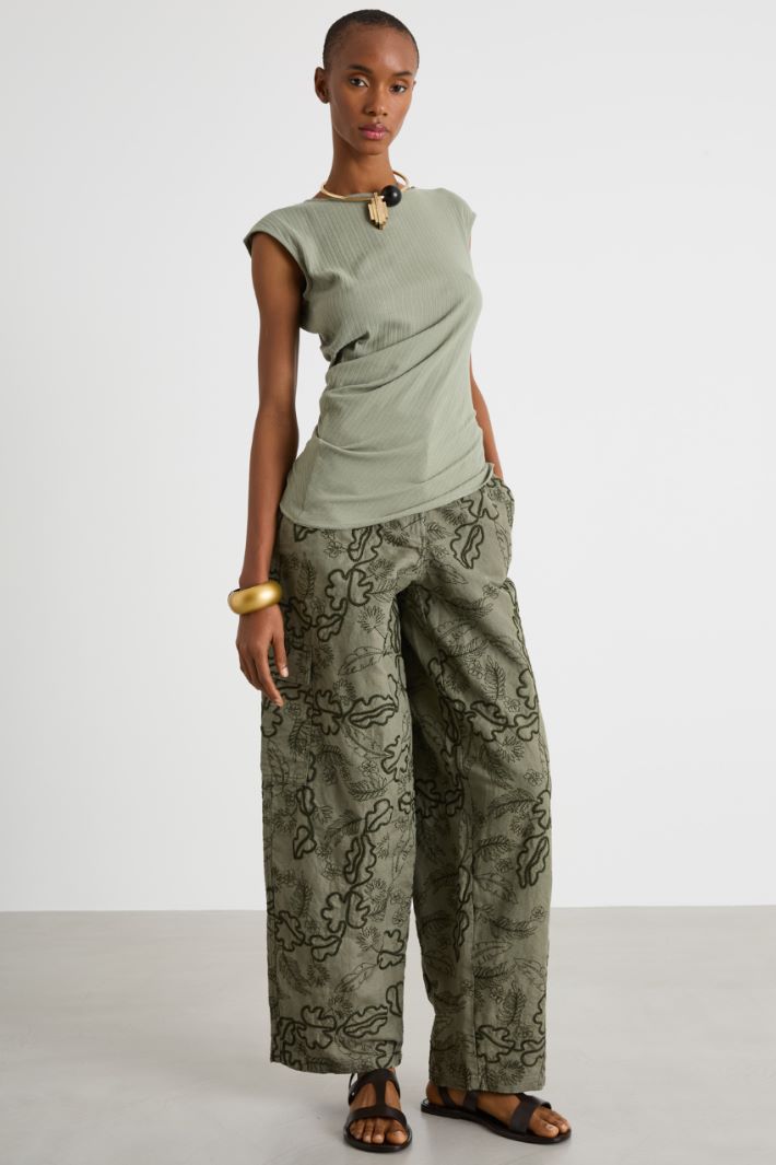 Draped T-shirt Intrend