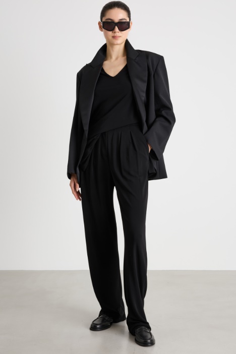 Camiseta larga de punto crepé Intrend