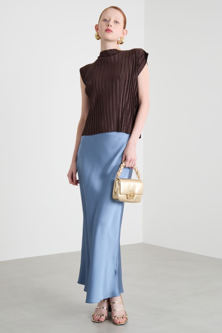 Pleated jersey top Intrend