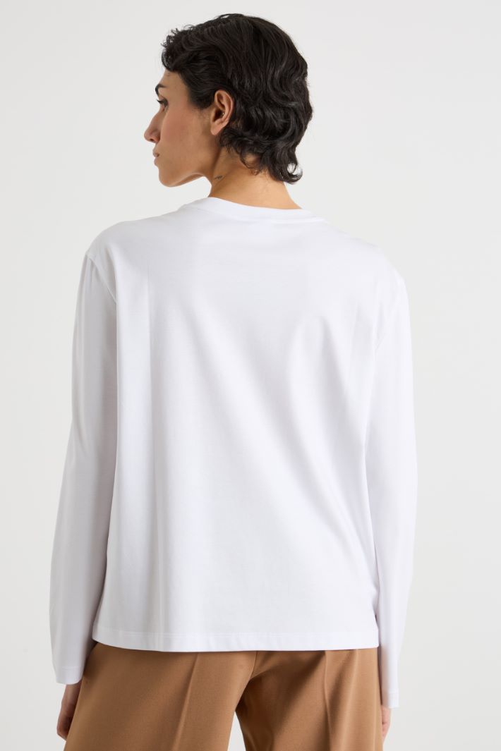 Printed and embroidered T-shirt Intrend - 4