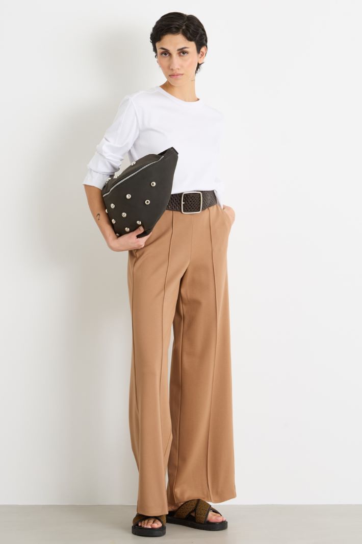 Printed and embroidered T-shirt Intrend