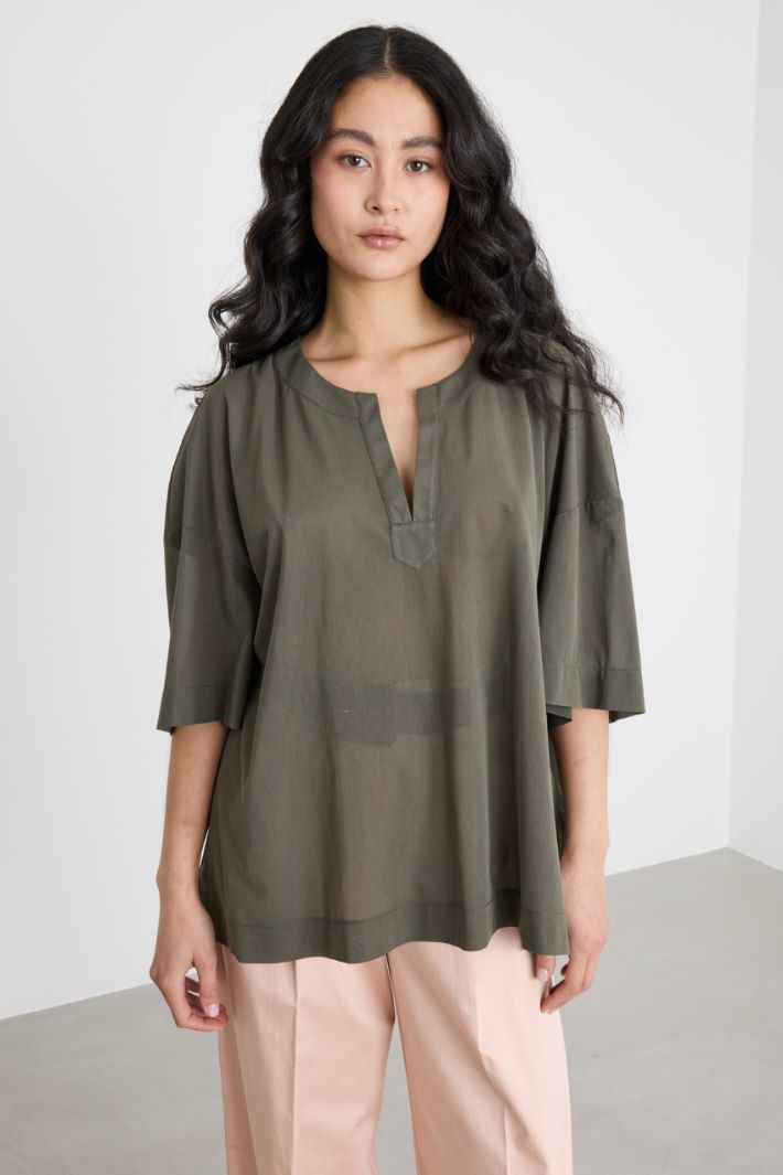 Blusa in jersey voile Intrend - 2