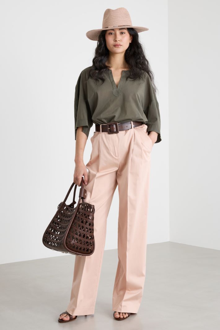 Blusa in jersey voile Intrend