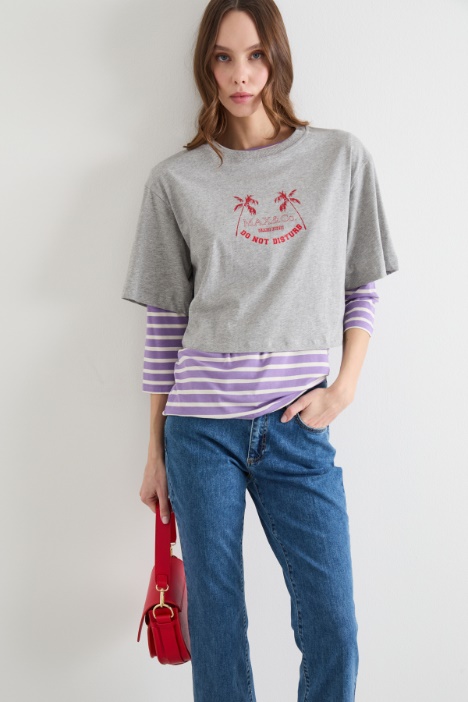 Printed T-shirt Intrend