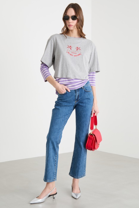 Camiseta con estampado Intrend