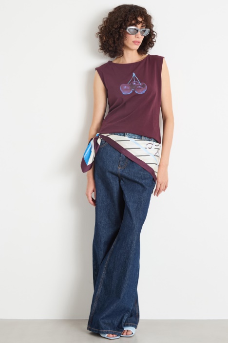 Printed vest Intrend