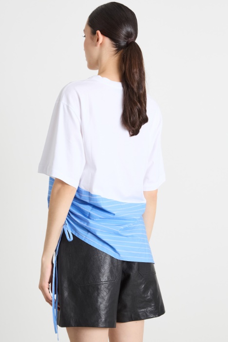 T-shirt con coulisse