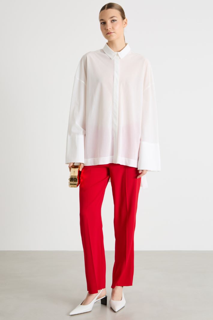 Blusa in jersey voile Intrend