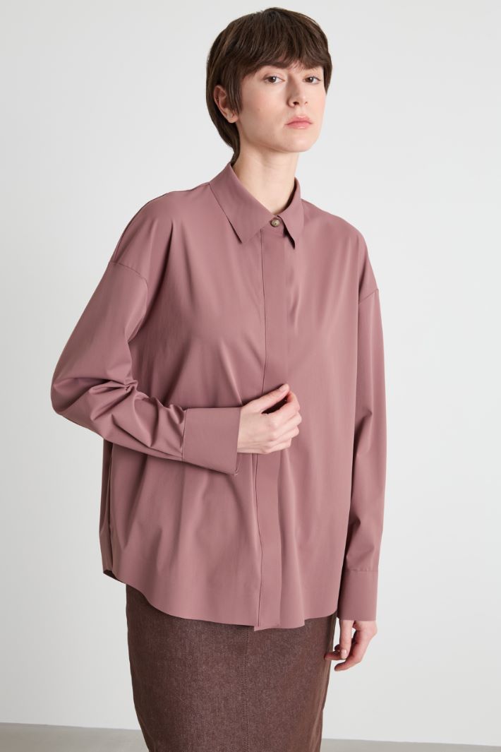 Camicia in jersey tecnico Intrend - 2