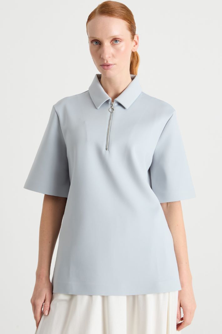 Polo in tessuto compatto Intrend - 2