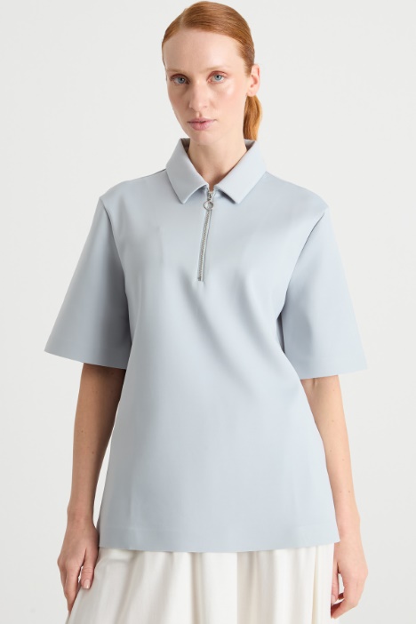 Polo in tessuto compatto Intrend