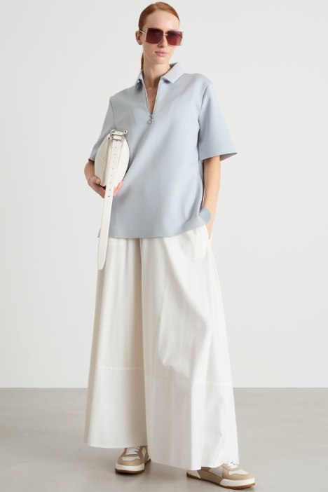 Polo in tessuto compatto Intrend