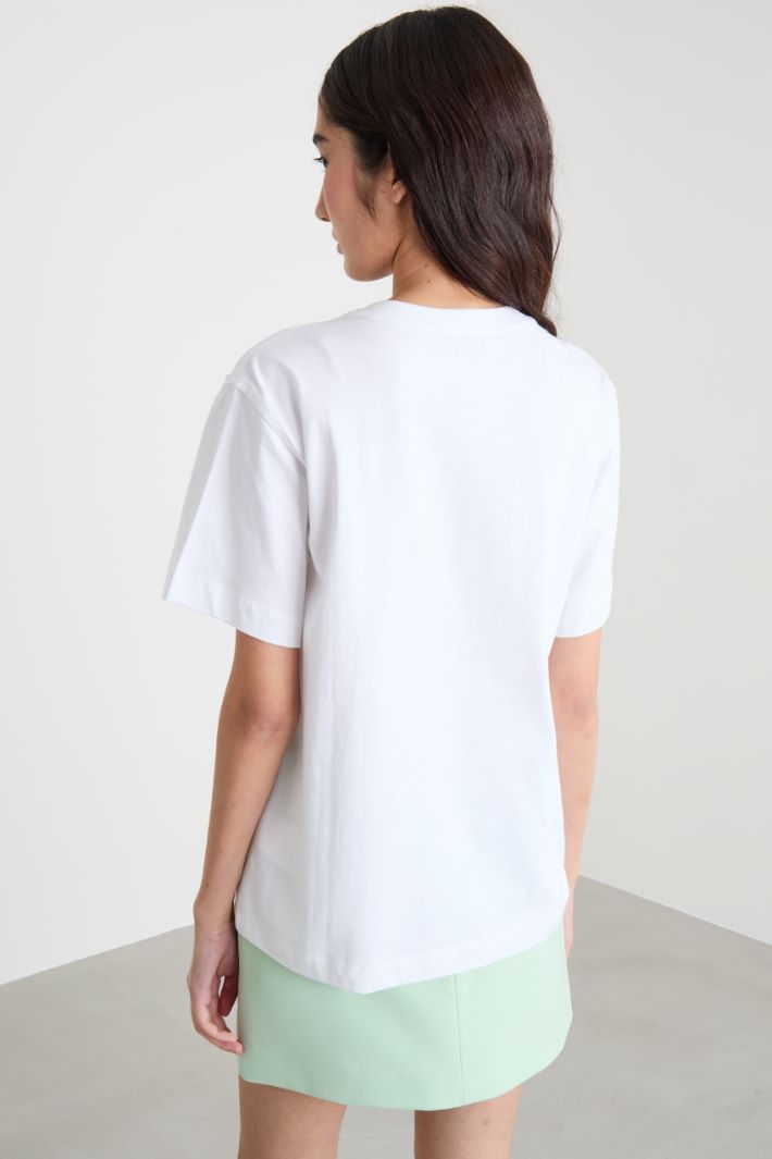 Rhinestone-embellished T-shirt Intrend - 4