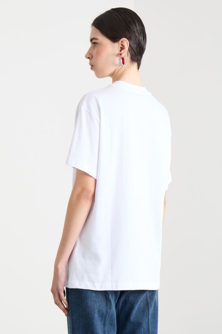 T-shirt con micro strass Intrend - 4