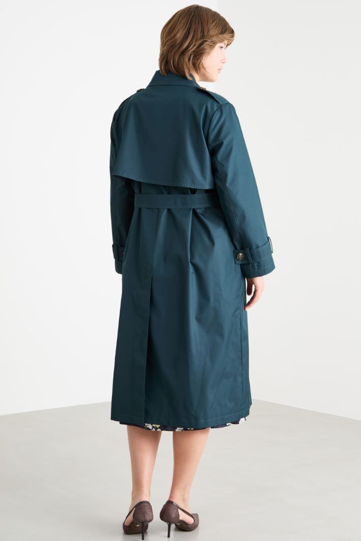 Double-breasted trench coat Intrend - 4