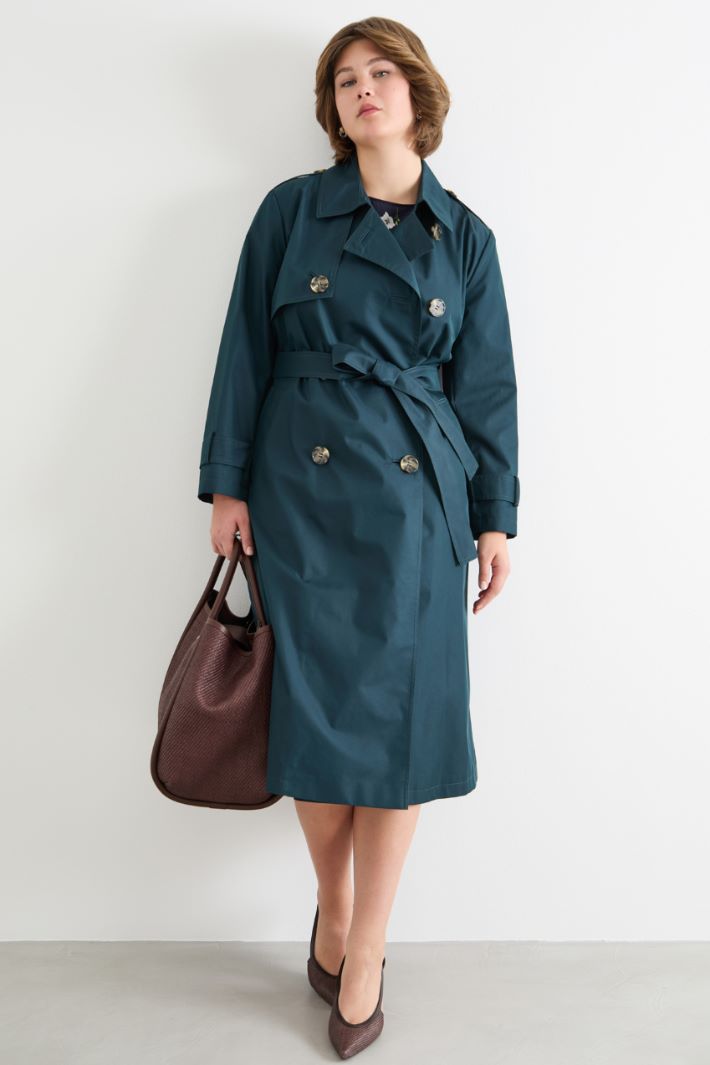 Double-breasted trench coat Intrend - 2