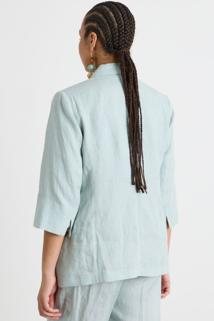 Blazer in tela con maniche a tre quarti Intrend - 4