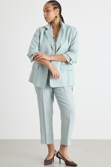 Blazer in tela con maniche a tre quarti Intrend