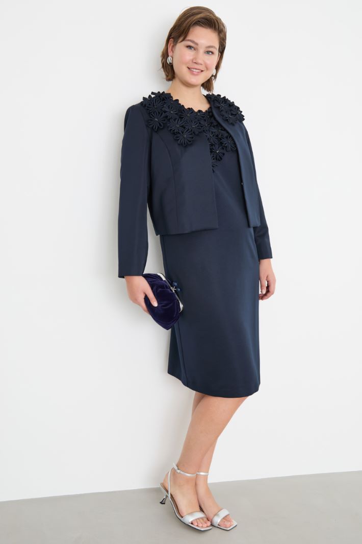 Embroidered duchesse boxy jacket Intrend