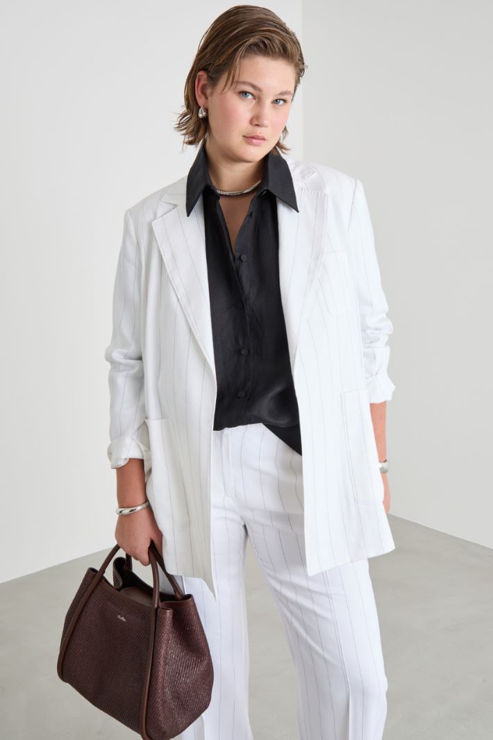 Open-front twill jacket Intrend - 2