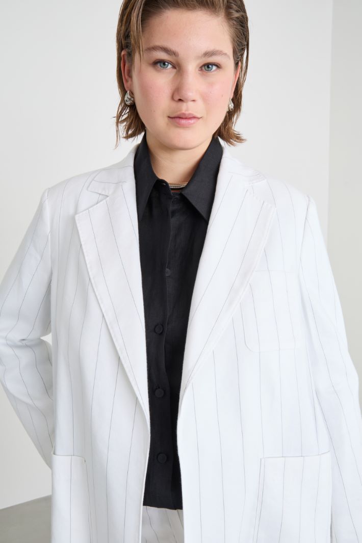 Open-front twill jacket Intrend - 3