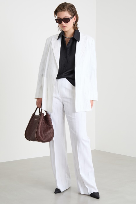 Open-front twill jacket Intrend