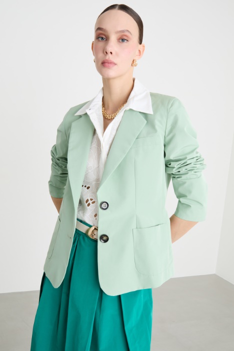 Fitted taffeta blazer Intrend