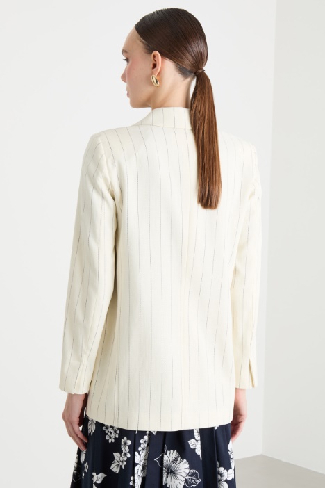 Blazer con bottone singolo